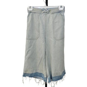 Sea New York Womens Wide Leg  Crop Braided Jeans Size 0